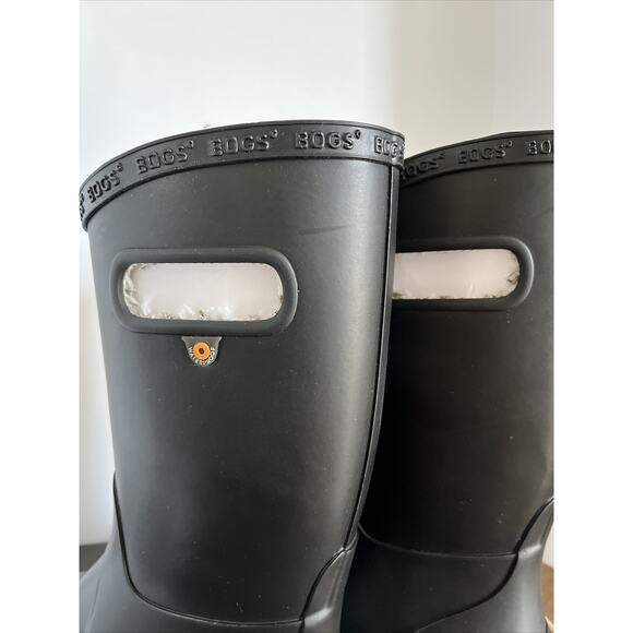 BOGS Unisex Kids' Rainboot Plush Rain Boots Black - 72804-001, Black Size 3 - Picture 6 of 8